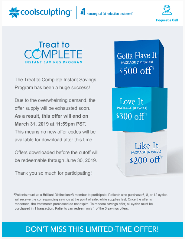 CoolSculpting Treat-to-Complete